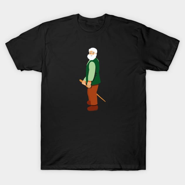 Grandpa Heidi T-Shirt by ElviaMontemayor